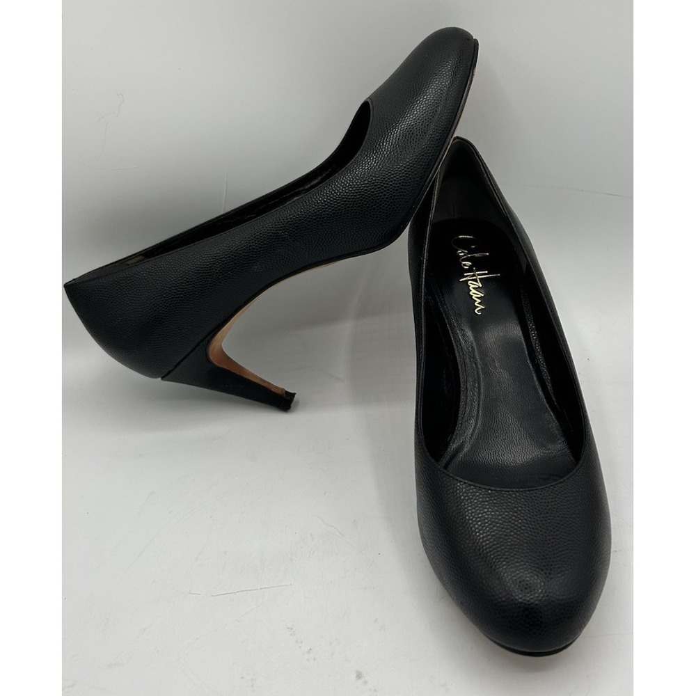 Cole Haan Nikeair D33867 Black Leather 3" Heels Women's Size 6B